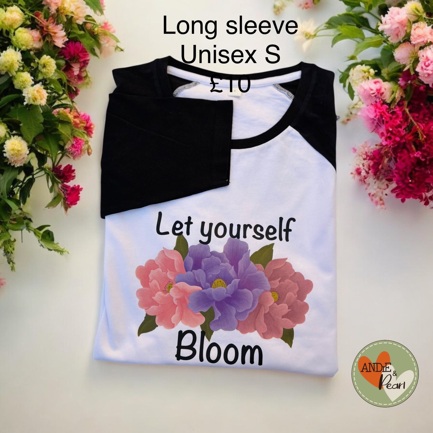Floral long sleeve top