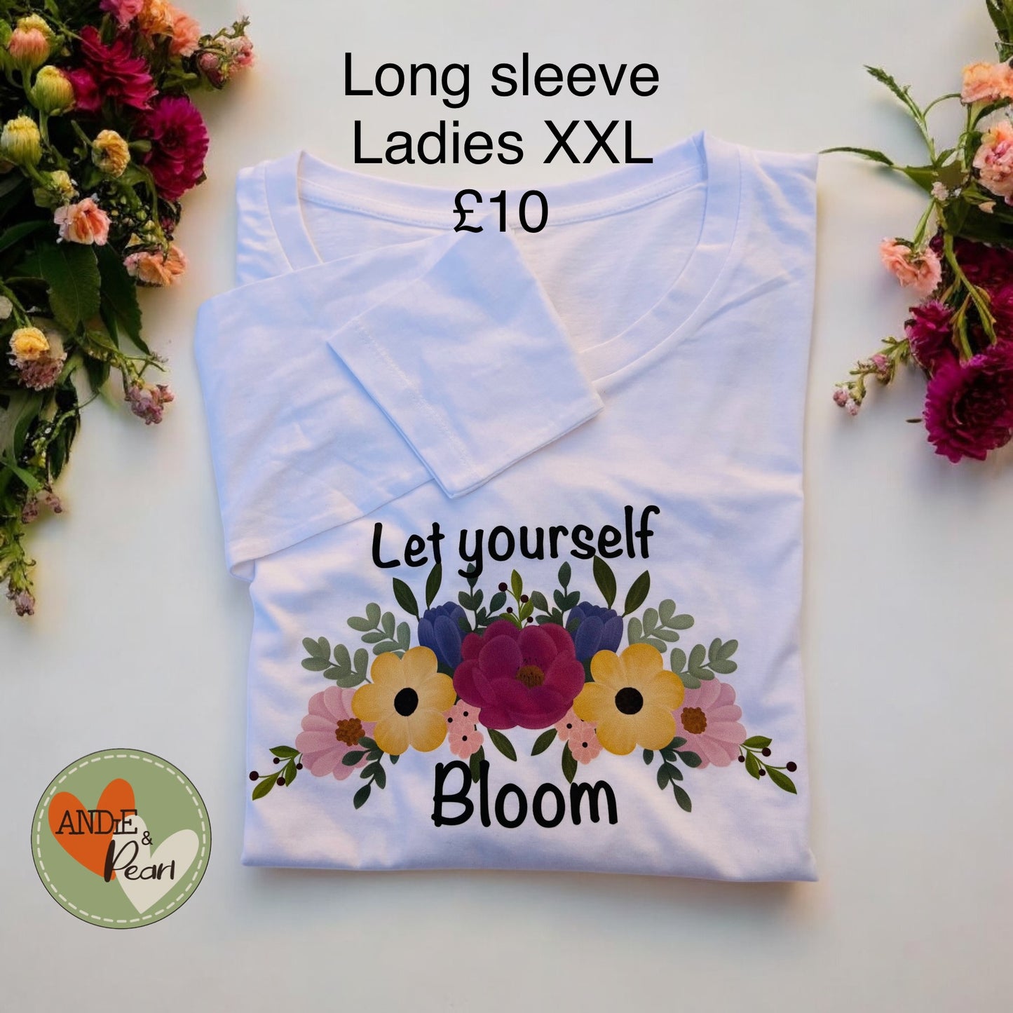 Floral long sleeve top