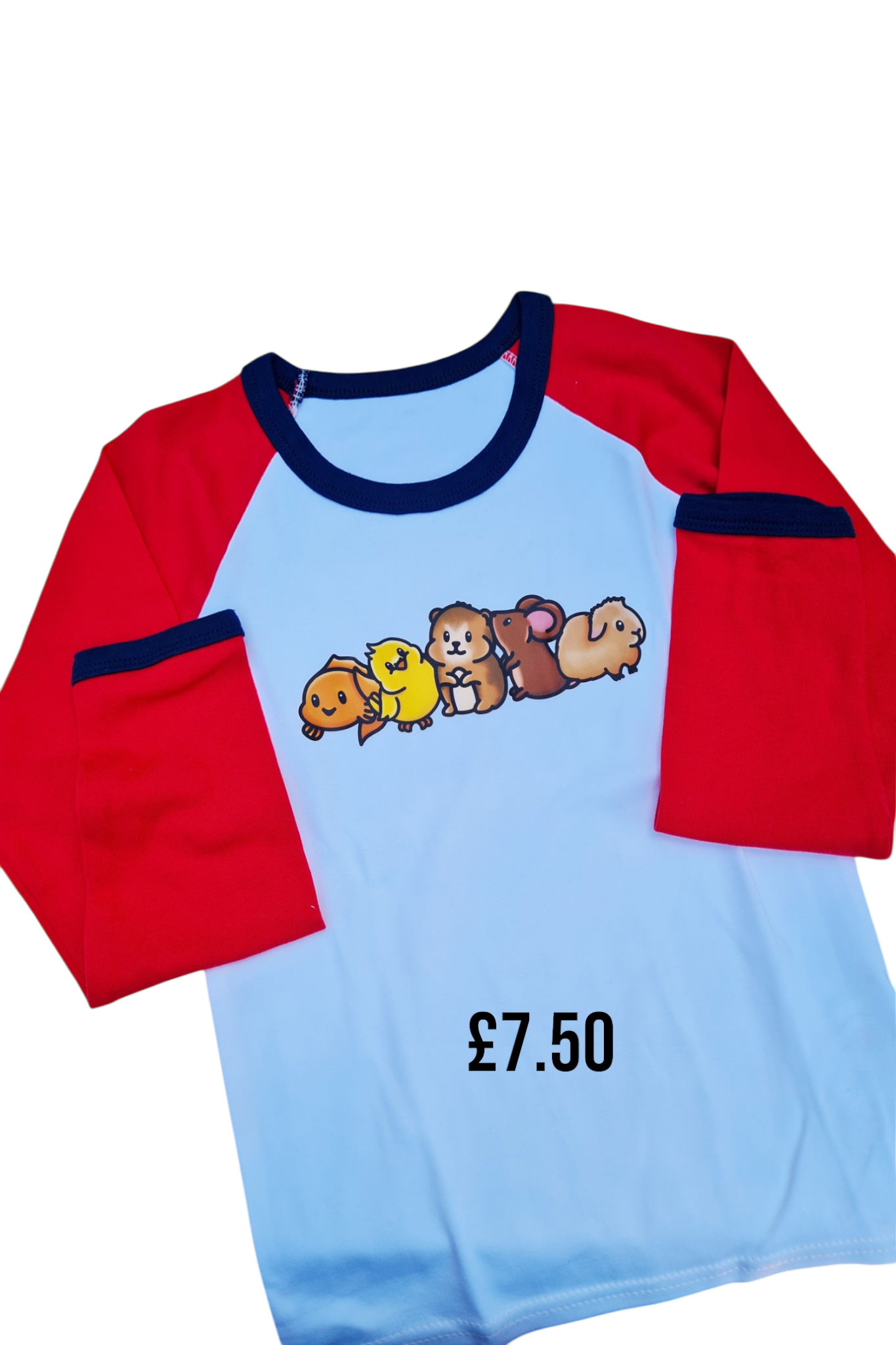 Raglan sleeve size 4-5 y