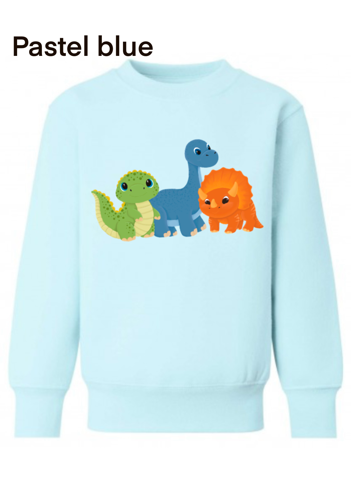 dinosaur trio sweatshirt
