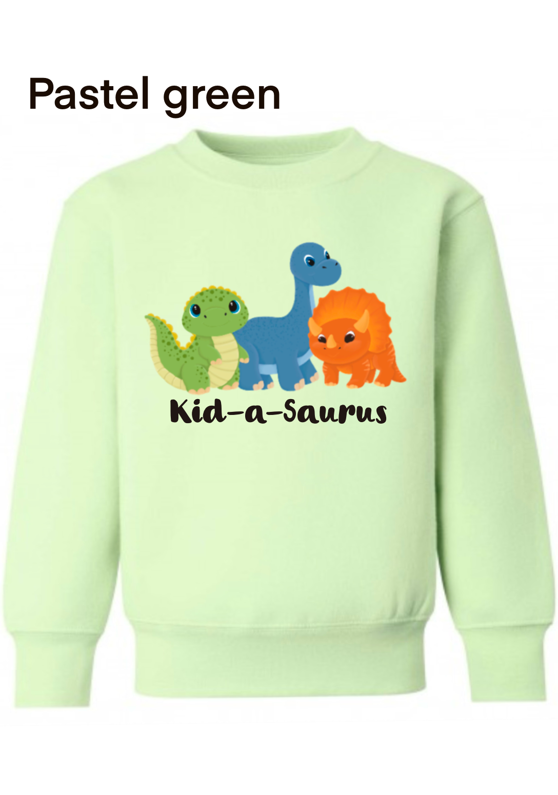 dinosaur trio sweatshirt