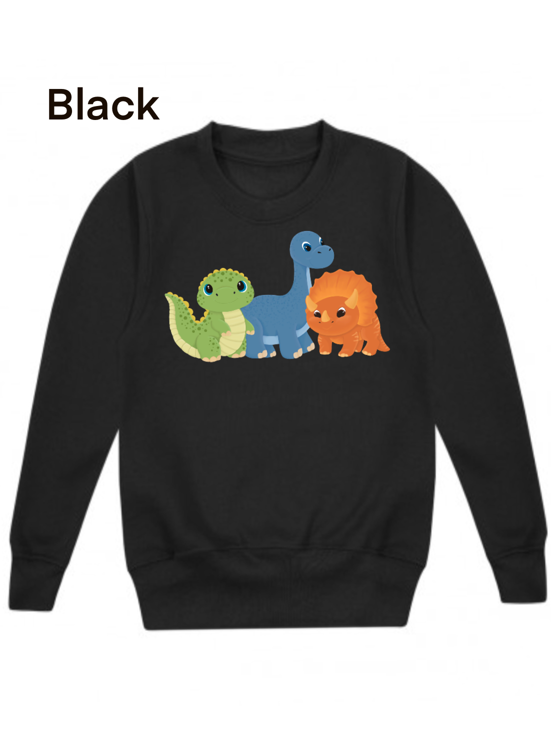 dinosaur trio sweatshirt