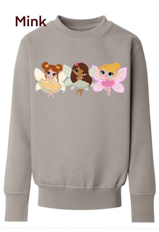 Fairy trio sweatshirt