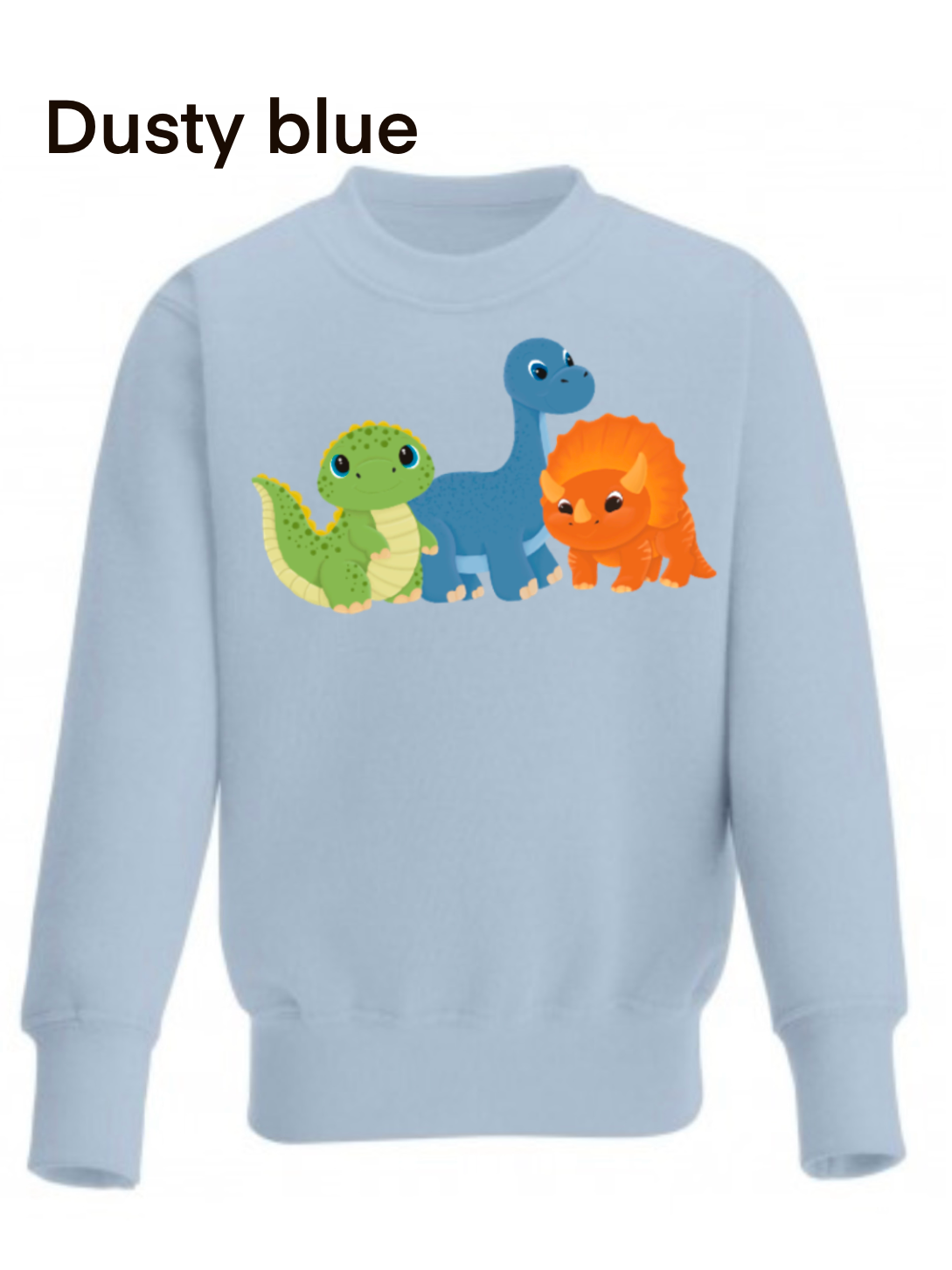 dinosaur trio sweatshirt