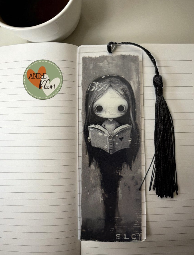 Spooky, gothic style bookmarks