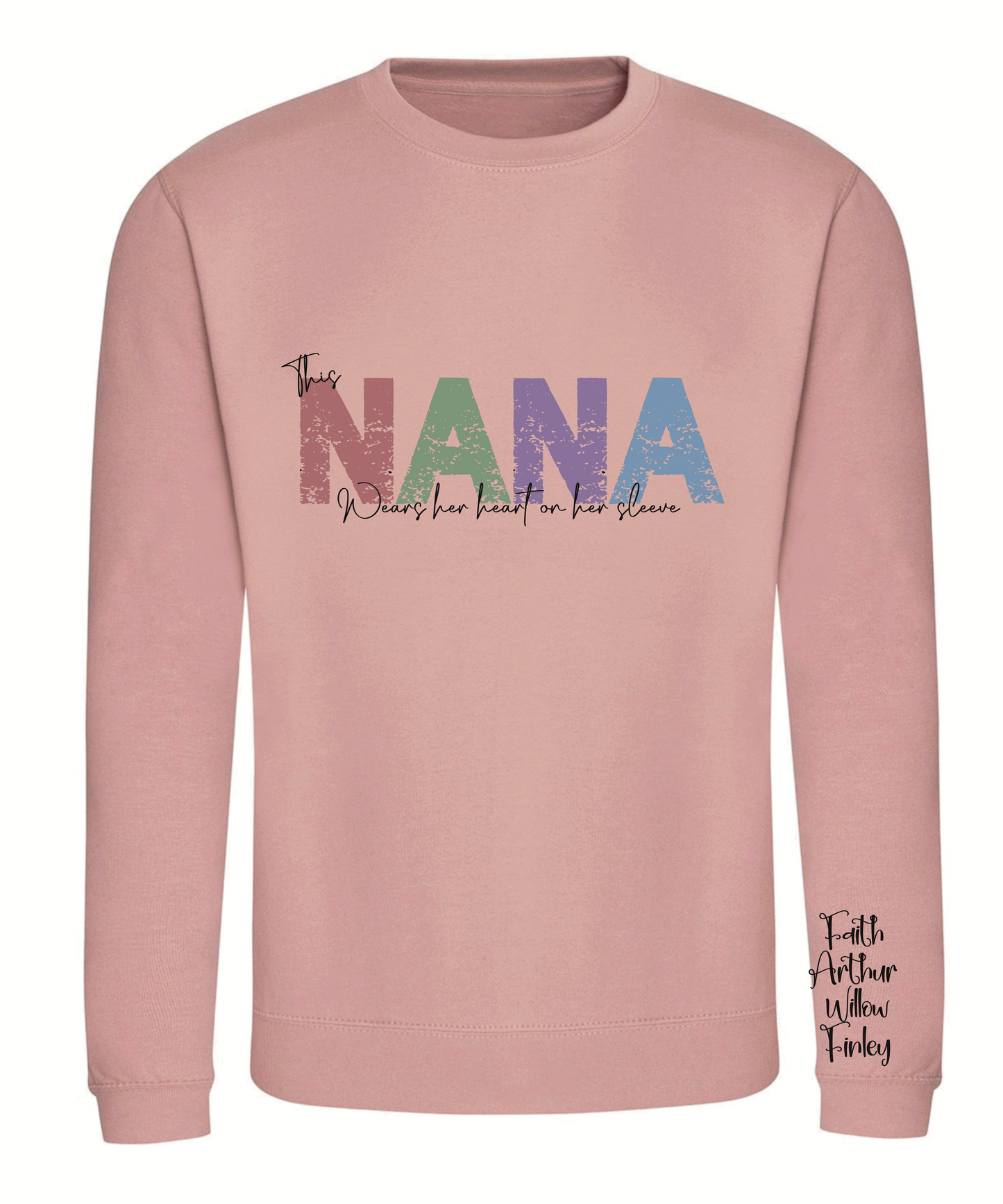 Vintage font wording adult sweatshirt