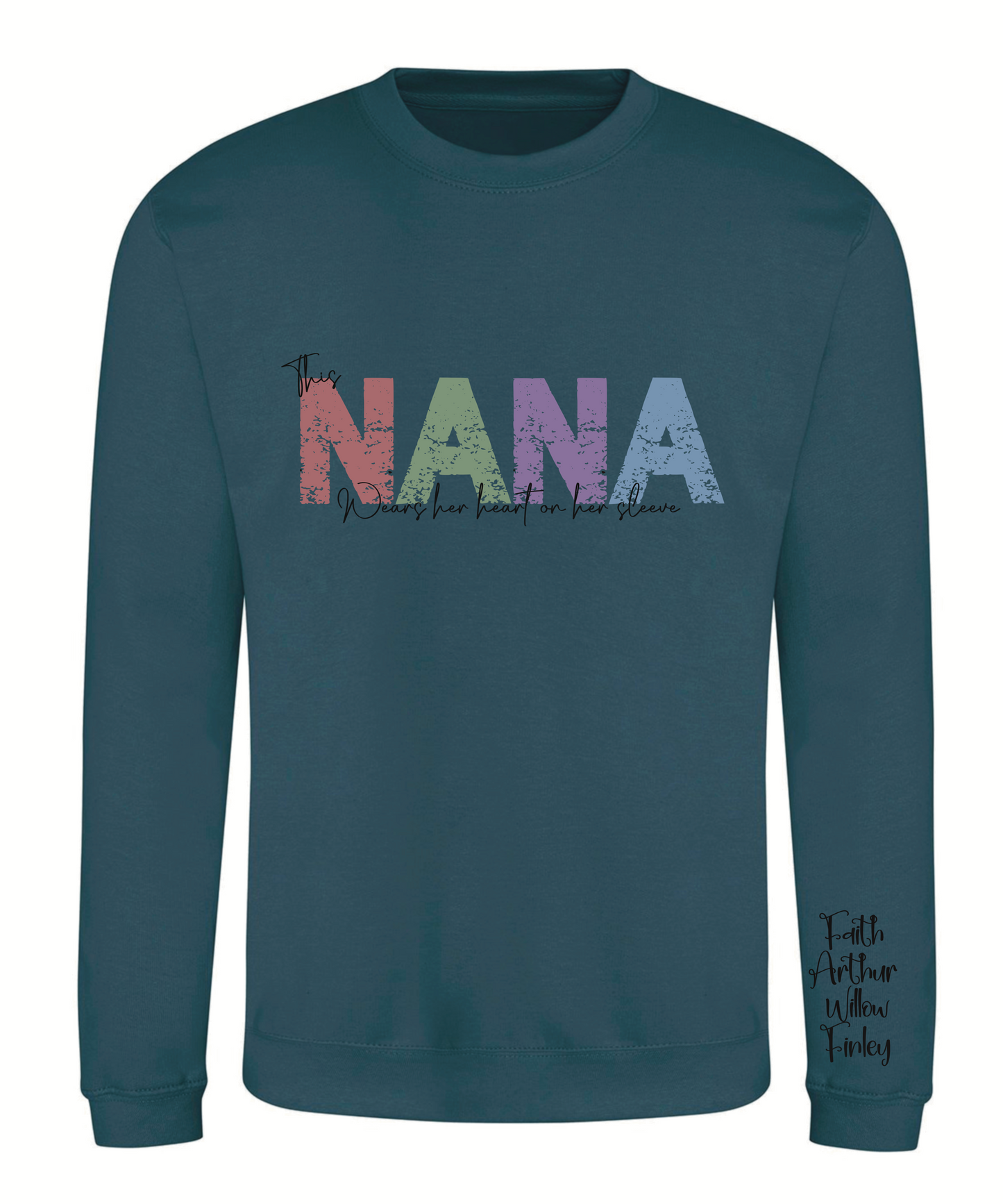 Vintage font wording adult sweatshirt