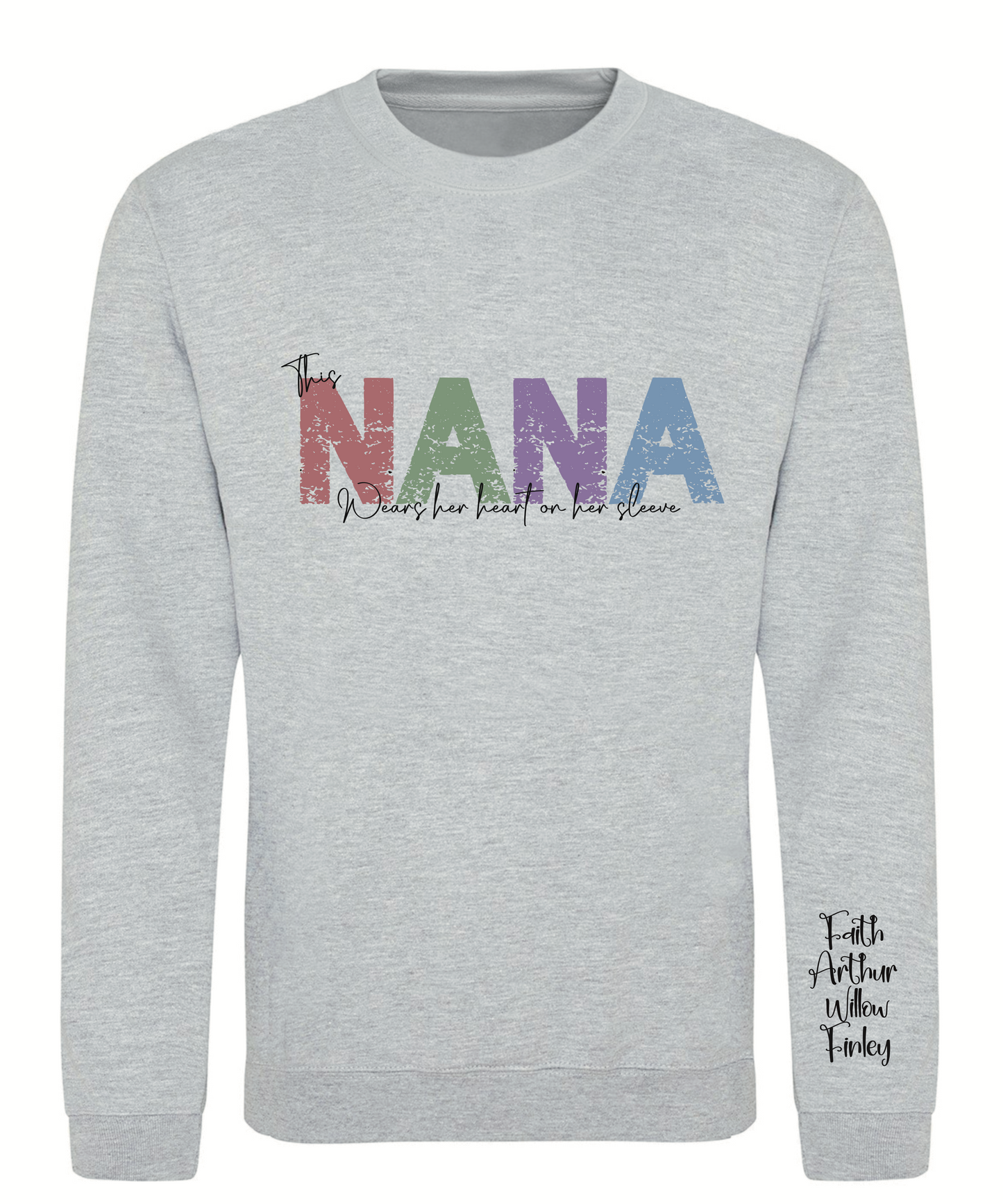 Vintage font wording adult sweatshirt