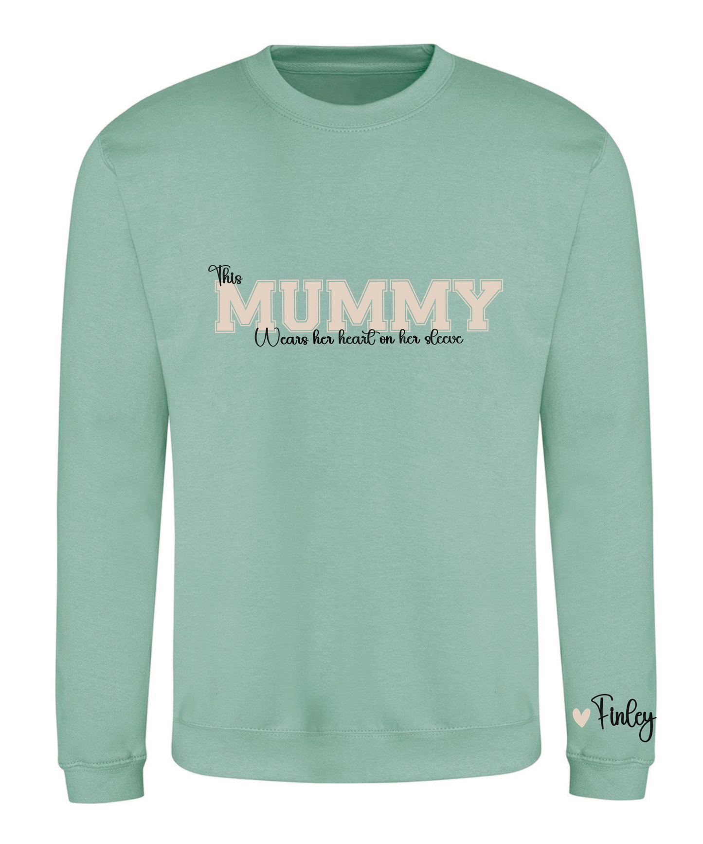 Varsity font wording adult sweatshirt