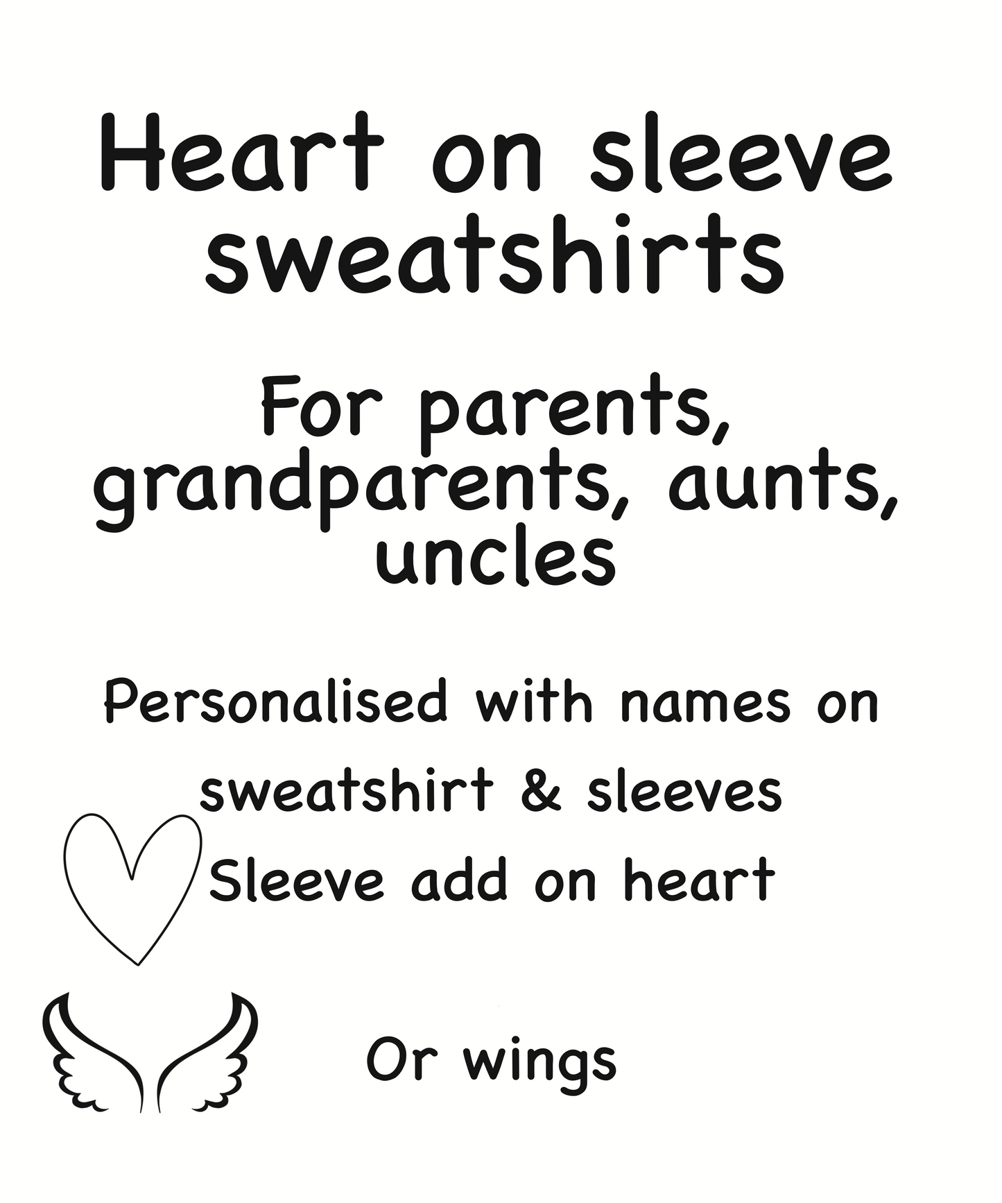 Vintage font wording adult sweatshirt