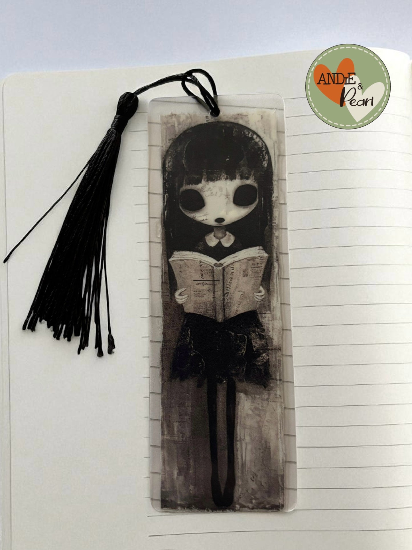 Spooky, gothic style bookmarks
