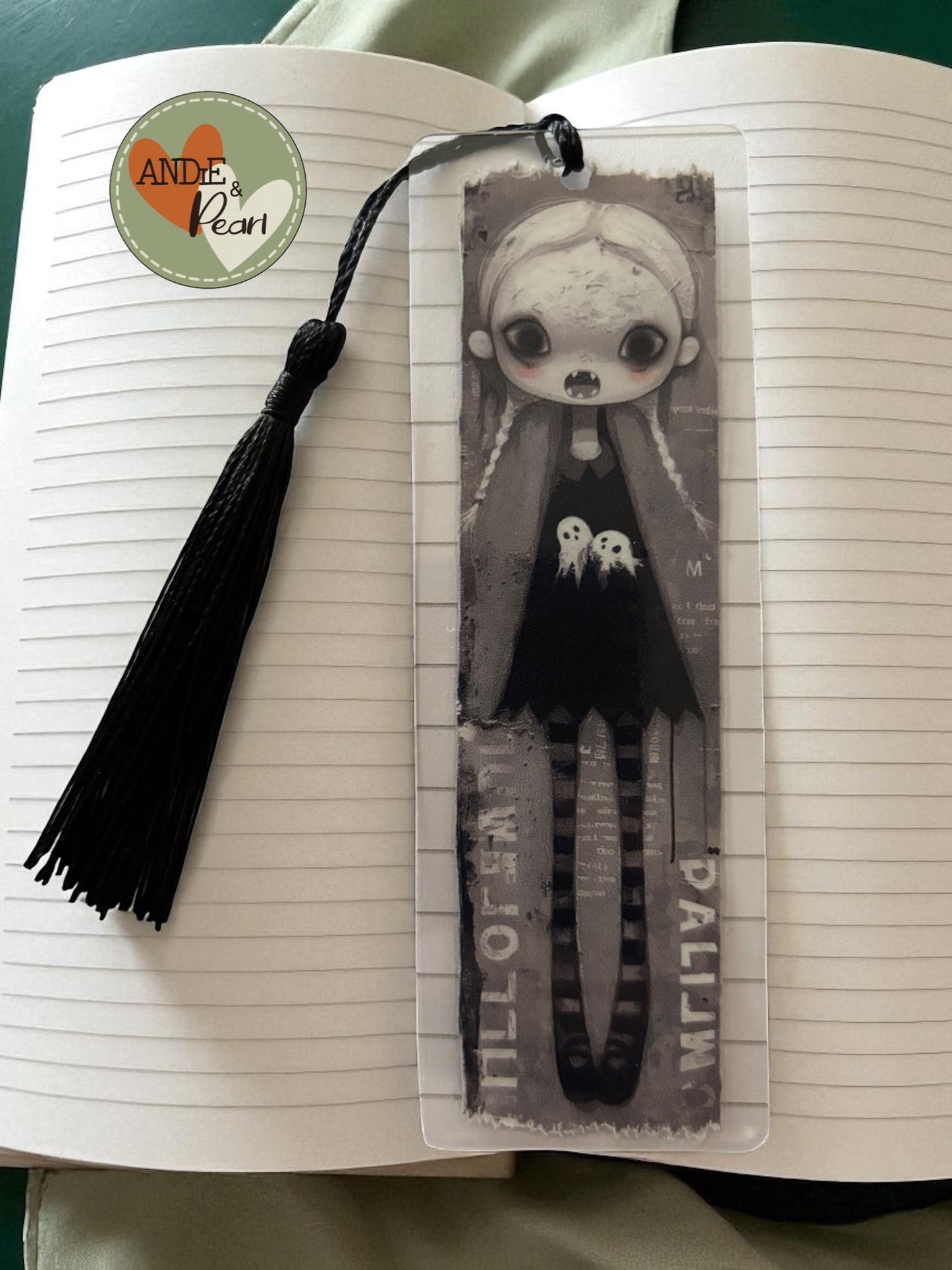 Spooky, gothic style bookmarks